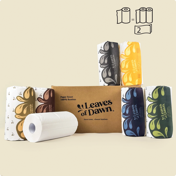 100% Bamboo Paper Towel - 2ply - 27 meters