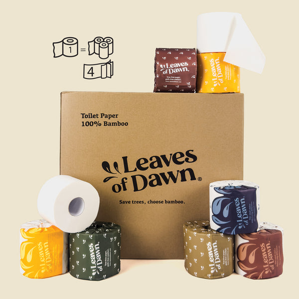 100% Bamboo Toilet Paper - 4 ply - 30 meters