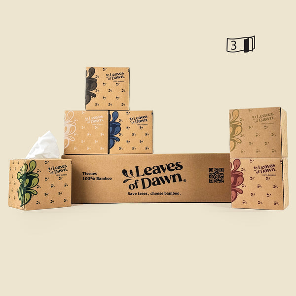 100% Bamboo Tissues - 3ply